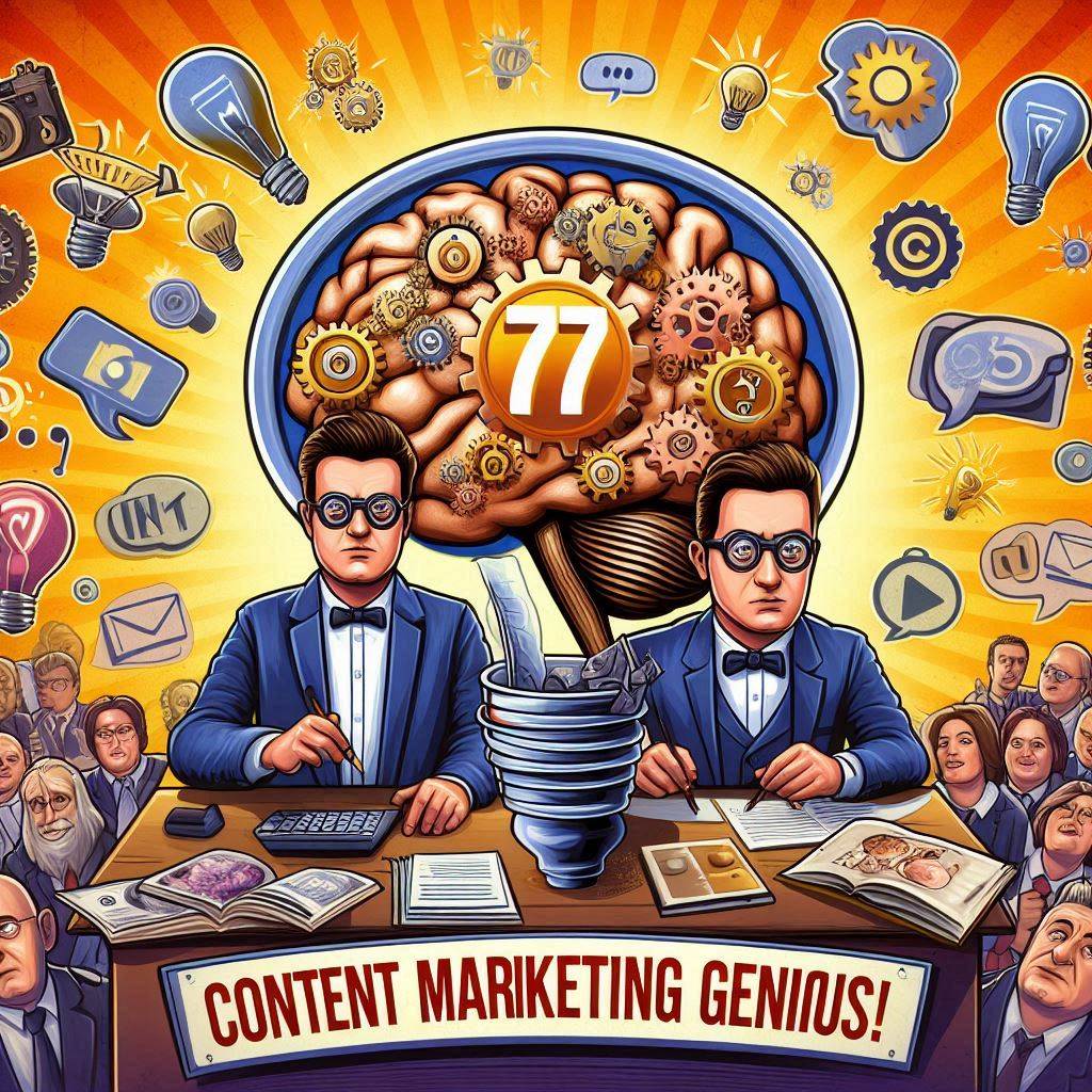 🚀 Content Marketing Genius! 77 Prompt สร้าง Content Strategy สุดปัง 📝 พร้อม AI Tool วิเคราะห์ Trend 📊 สร้าง Viral Content ได้ทุกสัปดาห์ รับรอง Engagement x5 (Content Calendar Template ในลิงก์)