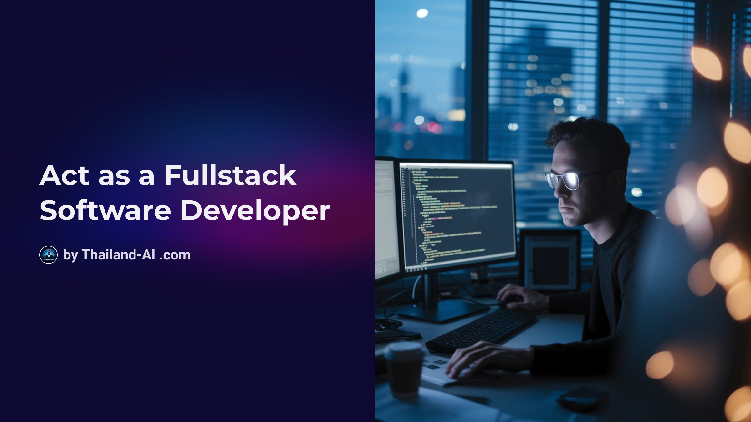 Act as a Fullstack Software Developer